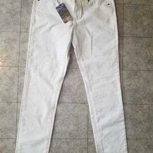 Paige Peg Skinny Jeans size 30 white.